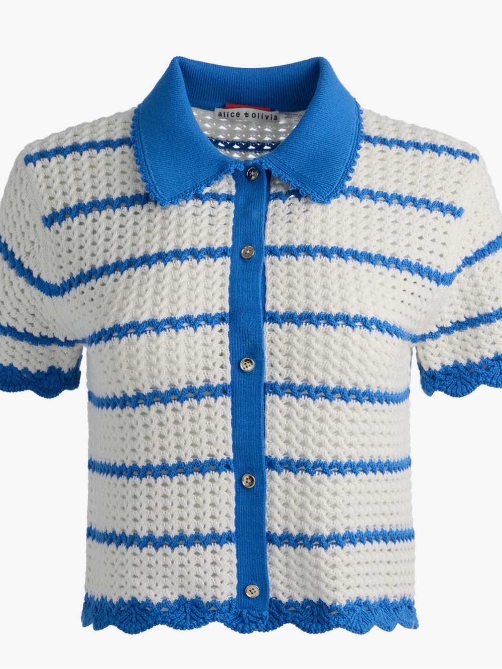 ALICE + OLIVIA
Randall Open Stitch
Cotton Blend
Cardigan Size - s - Picture 5 of 10